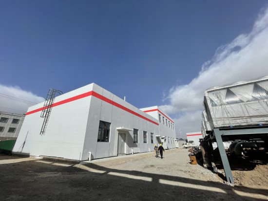 圖為大唐興海清潔能源有限公司子科灘鎮(zhèn)、河卡鎮(zhèn)項目建成開始供熱。曹有山 攝